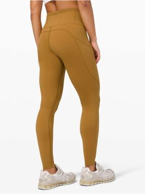 Lululemon Fast and Free High-Rise Tight 
Spiced Bronze Size 6